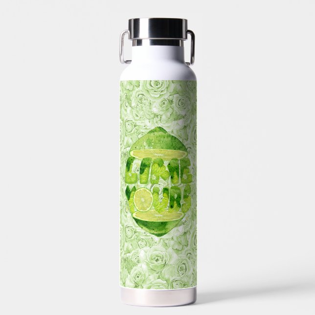 Lime Yours Vacuum Insulated Water Bottle 22 oz (Front)