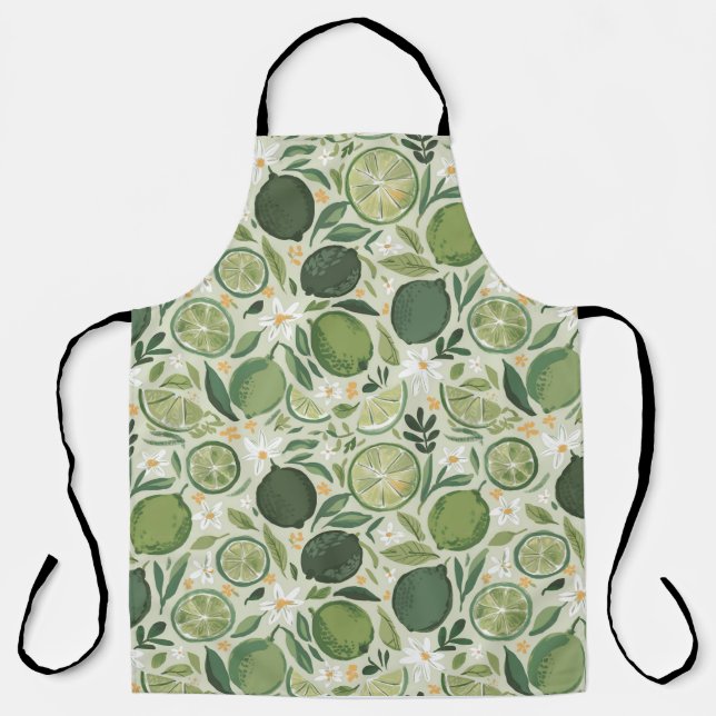 "Lime Zest Fiesta" Apron (Front)