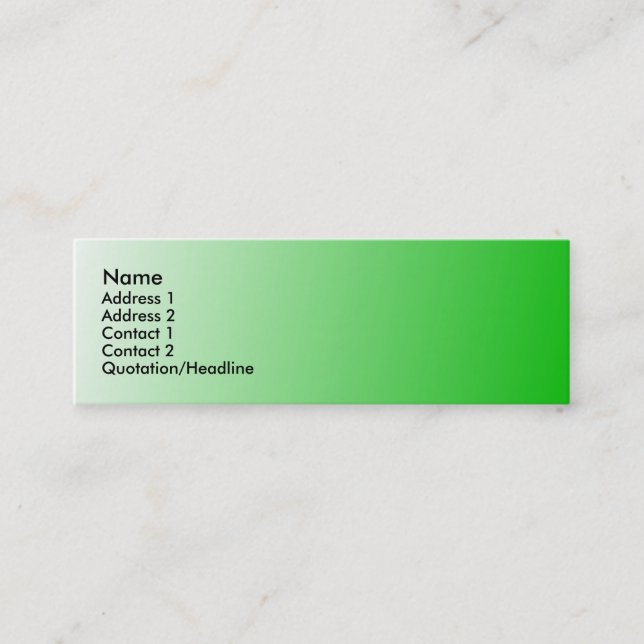 Limegreen Business Card (Front)