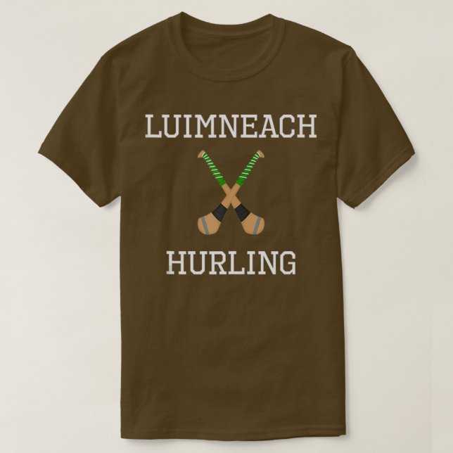 Limerick Luimneach Hurling Irish County Ireland Hu T-Shirt (Design Front)