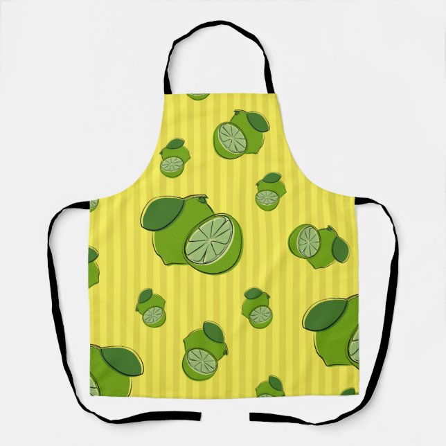 Limes Illustration Apron (Front)