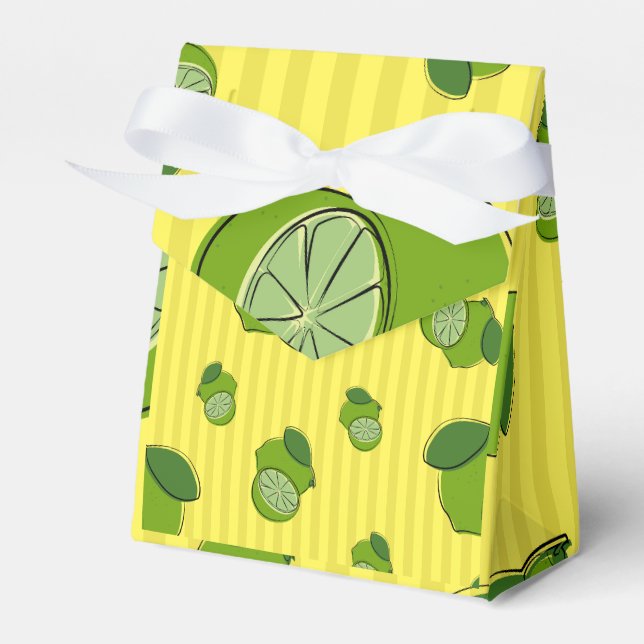 Limes Illustration Favour Box (Front Side)