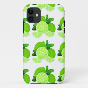 Limes   lime slices   sunny citrus pattern         Case-Mate iPhone case
