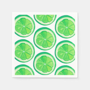 Limes - Paper Napkins