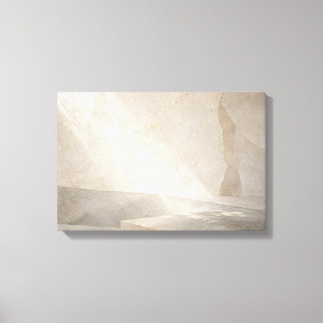 Limestone Glow — Aurema (Landscape) Canvas Print (Front)