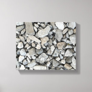 Limestone Gravel Canvas Print