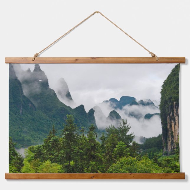 Limestone Hills | Yangshuo, Guangxi, China Hanging Tapestry (Front)