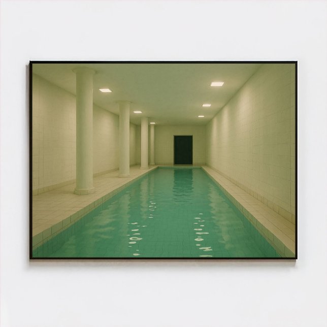 Liminal Indoor Pool Dreamcore Poster – Surreal (Creator Uploaded)