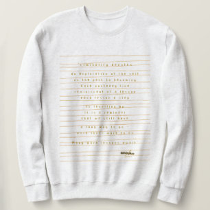 Liminality Sweatshirt by Poet Adiela Akoo