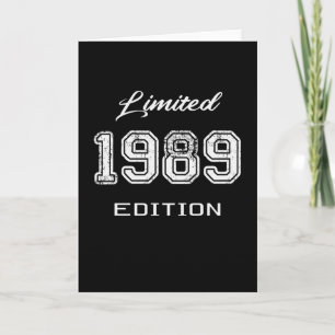 Limited 1989 Edition - Awesome Birthday Gift Card