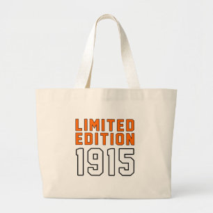 Limited Edition 100 Birthday Designs Large Tote Bag