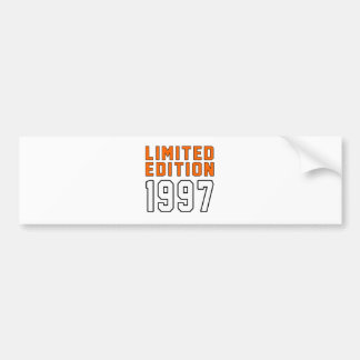 Limited Edition 18 Birthday Designs Bumper Sticker