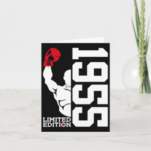 Limited Edition 1955 Boxer 70th Birthday Boxing  Card
