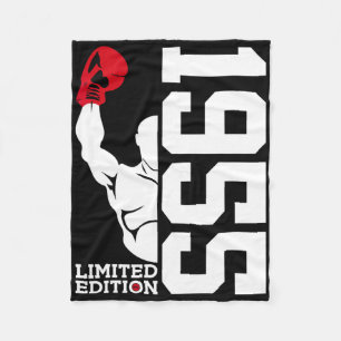 Limited Edition 1955 Boxer 70th Birthday Boxing Fleece Blanket