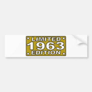 Limited-Edition-1963.png Bumper Sticker