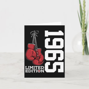 Limited Edition 1965 Boxer 60th Birthday Boxing  Card