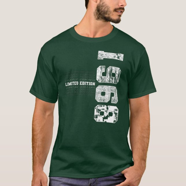 Limited Edition 1968 Year Of Birth Birthday 1968  T-Shirt (Front)