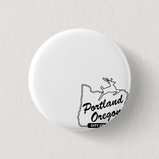 Limited Edition - 2026 City of Roses Button Pin (Front)