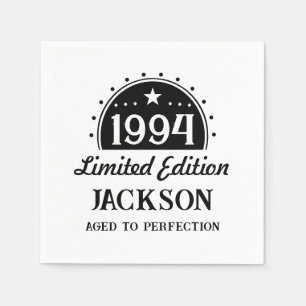 Limited Edition 30th Birthday Napkin
