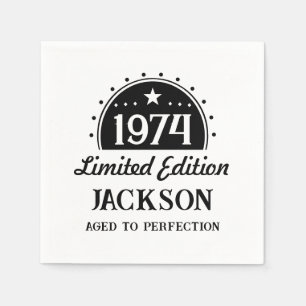 Limited Edition 50th Birthday Napkin