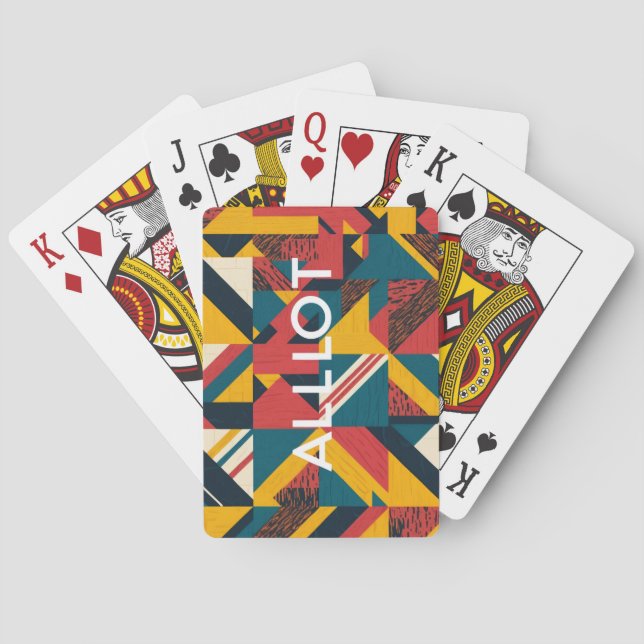 Limited edition alllot playing cards (Back)