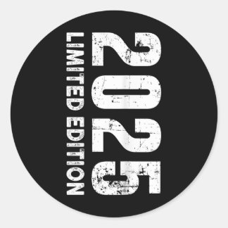 Limited Edition And 2025  Classic Round Sticker