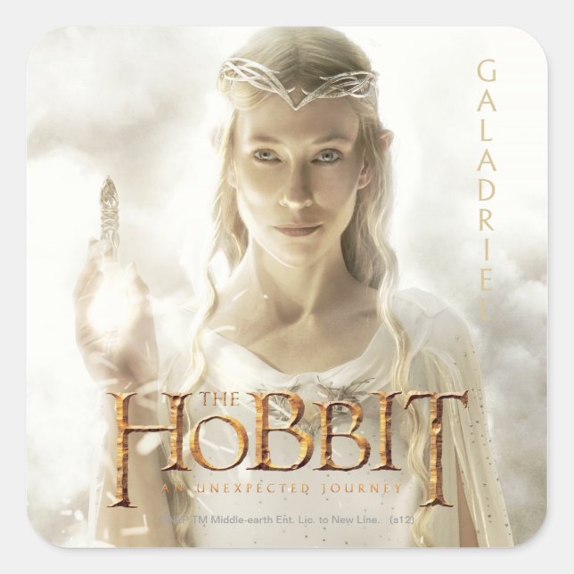 Limited Edition Artwork: Galadriel Square Sticker (Front)