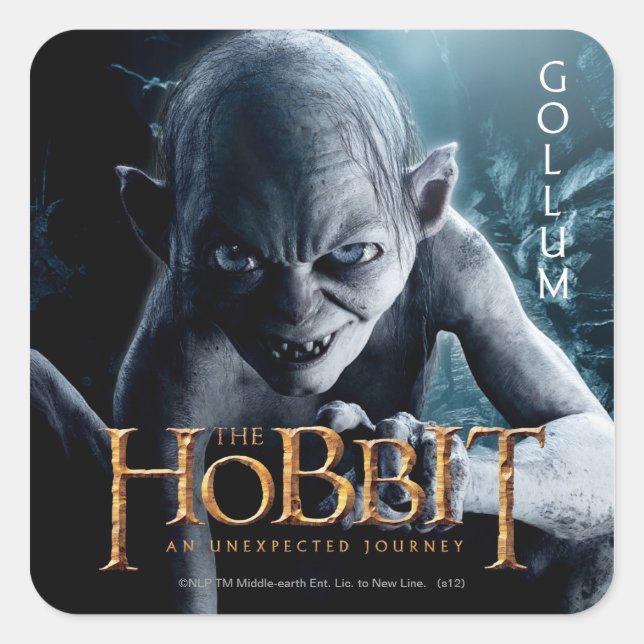 Limited Edition Artwork: GOLLUM™ Square Sticker (Front)