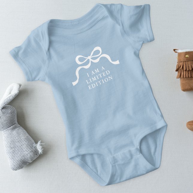 Limited Edition Baby Blue Retro Modern Boy Bows  Bodysuit (Creator Uploaded)