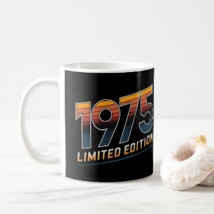 Limited Edition Birth Year 1975 Coffee Mug