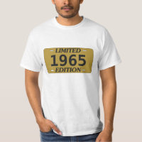 Limited Edition Birthday Vanity License Plate