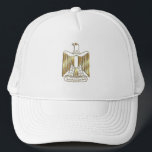 Limited Edition Egypt Golden Eagle crest Trucker Hat<br><div class="desc">Celebrate Egypt winning the soccer football cup of Africa for the 3rd time in a row and the 7th time in total with our Egypt winners cap.</div>