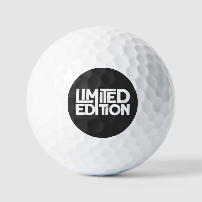 Limited Edition Golf Balls (Front)