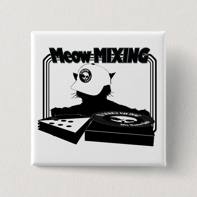 Limited Edition Meow MIXING Button (Front)