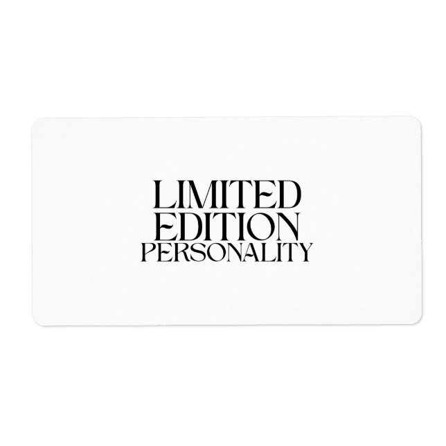 Limited Edition Personality Corporate Shipping  (Front)