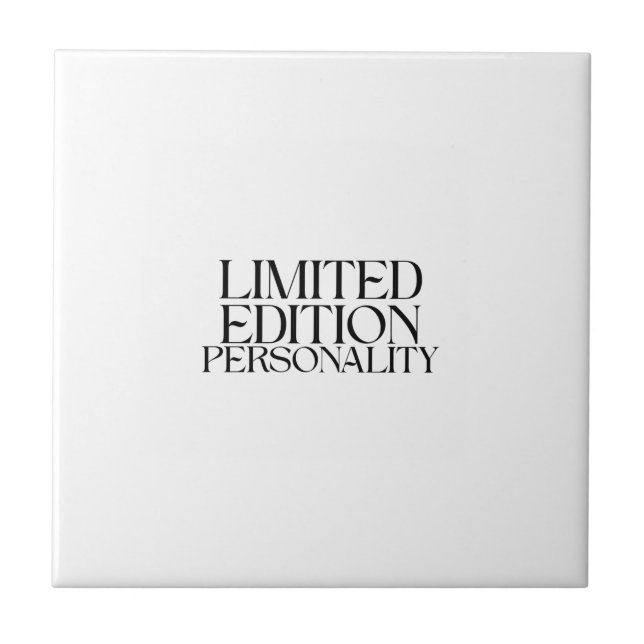 Limited Edition Personality Decorative Ceramic Tile (Front)