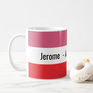 Limited Edition Two Tone Personalised Coffee Mug