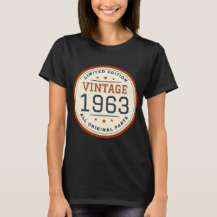 Limited Edition Vintage 1963 All Original Parts T-Shirt