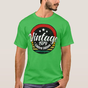 Limited Edition Vintage 1979 birthday 44th Birthda T-Shirt