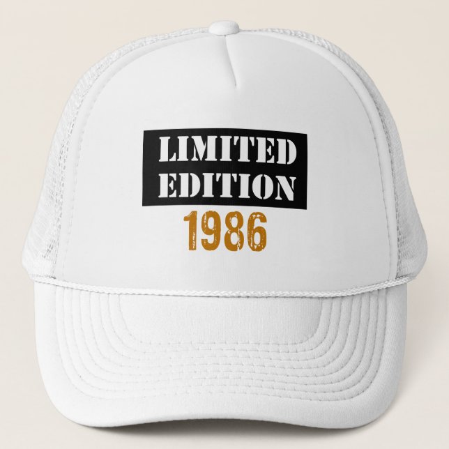 Limited edition vintage 1986 trucker hat (Front)