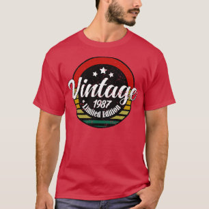 Limited Edition Vintage 1987 birthday 36th Birthda T-Shirt