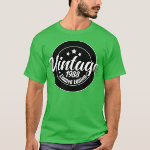 Limited Edition Vintage 1988 birthday 35th Birthda T-Shirt