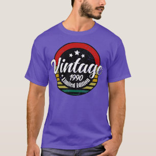 Limited Edition Vintage 1990 birthday 33th Birthda T-Shirt
