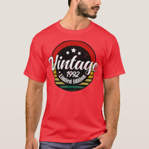 Limited Edition Vintage 1992 birthday 31st Birthda T-Shirt