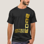 Limited Edition Vintage 2003 Funny 22nd Birthday 2 T-Shirt<br><div class="desc">Limited Edition Vintage 2003 Funny 22nd Birthday 22 Years</div>