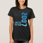 Limited Edition Vintage 2007 Funny 18th Birthday 1 T-Shirt<br><div class="desc">Limited Edition Vintage 2007 Funny 18th Birthday 18 Years</div>