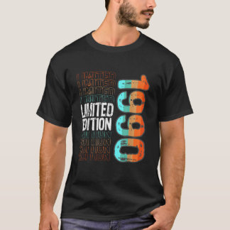 Limited Edition Vintage Retro Birth Year 1990 T-Shirt