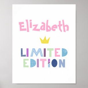 Limited Edition Word Art Expression Poster