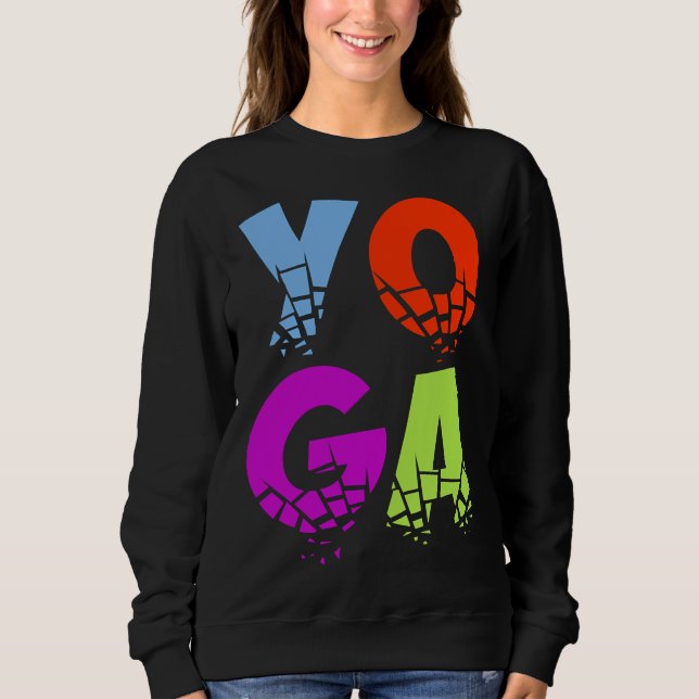 Limited Edition Yoga Meditation Fitted Sweatshirt (Front)
