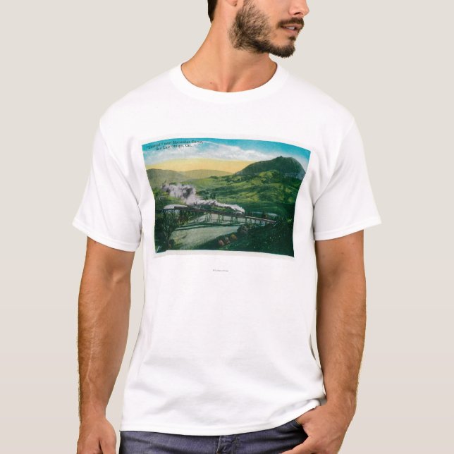 Limited Railroad near Horseshoe Curve T-Shirt (Front)